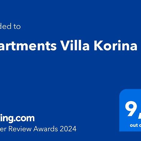 Apartments Villa Korina Бродариця Екстер'єр фото